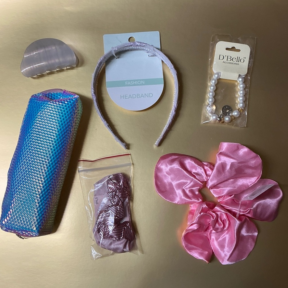 Iridescent Color Hair Stuff Accessories Depot for Woman & Teens